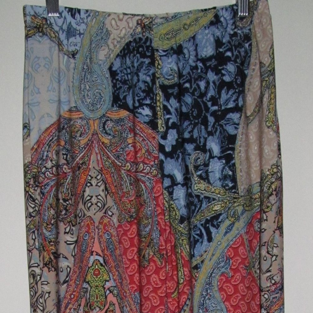 Chico's Palazzo Paisley Mix Pants Size 0